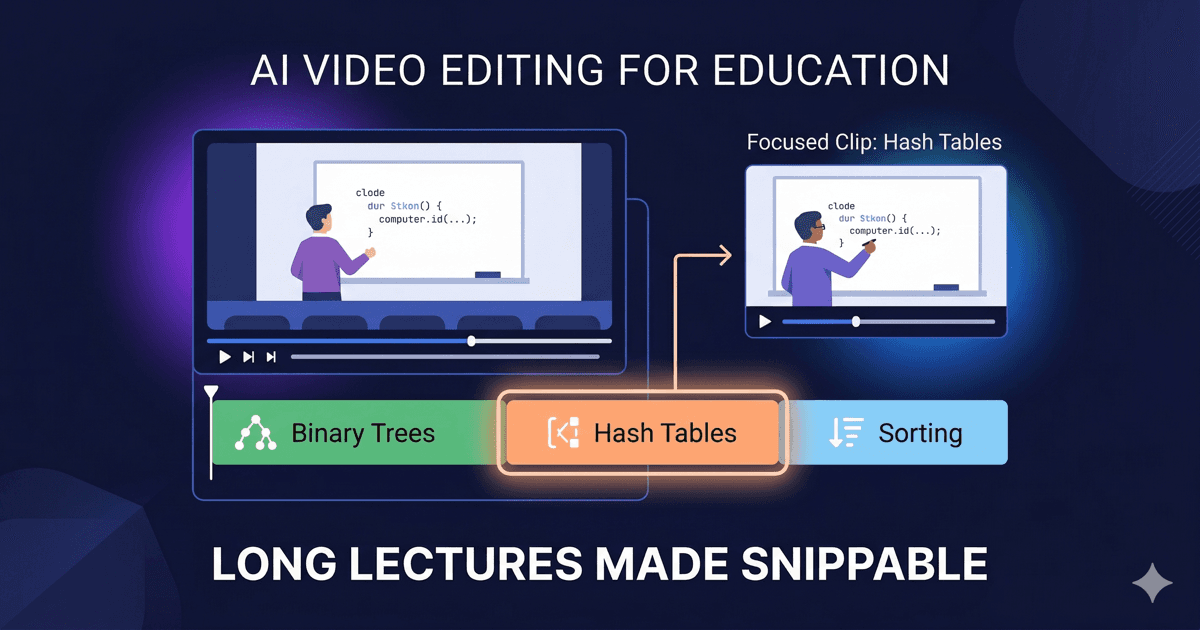 Topic-Based Editing for educators